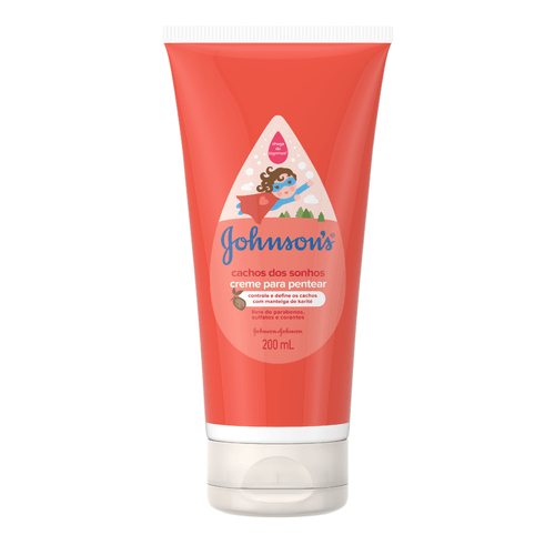 Creme Para Pentear Johnson's Cachos dos Sonhos 200ml
