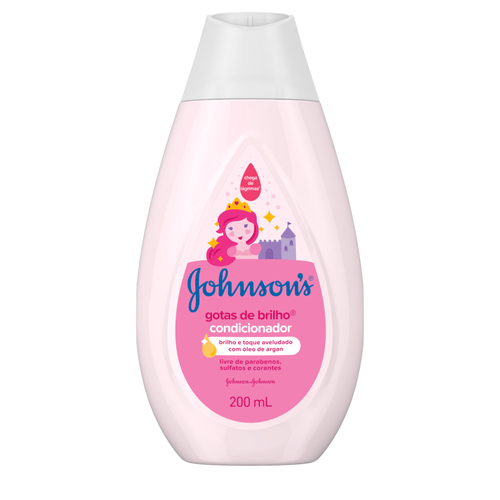 Condicionador Johnson's Kids Gotas de Brilho 200ml