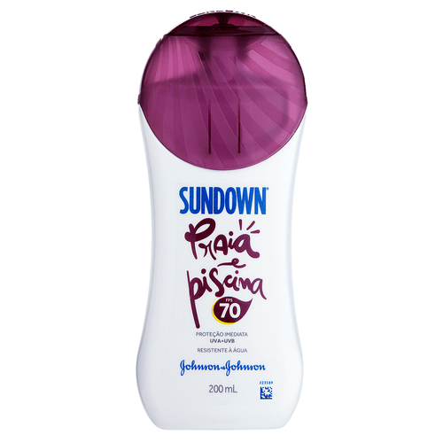 Protetor Solar Sundown Praia e Piscina FPS70 200ml
