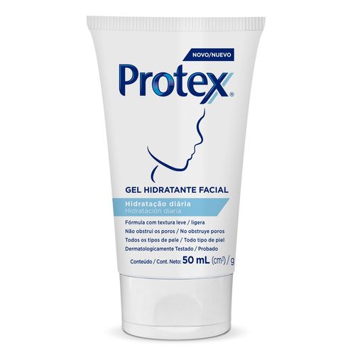 Gel Hidratante Facial Protex Hidratação Diária 50ml