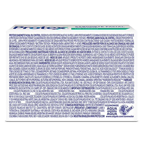 Sabonete Barra Facial Protex Oil Control 85g