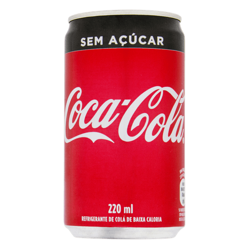 Refrigerante Coca Cola Zero Lata 220ml