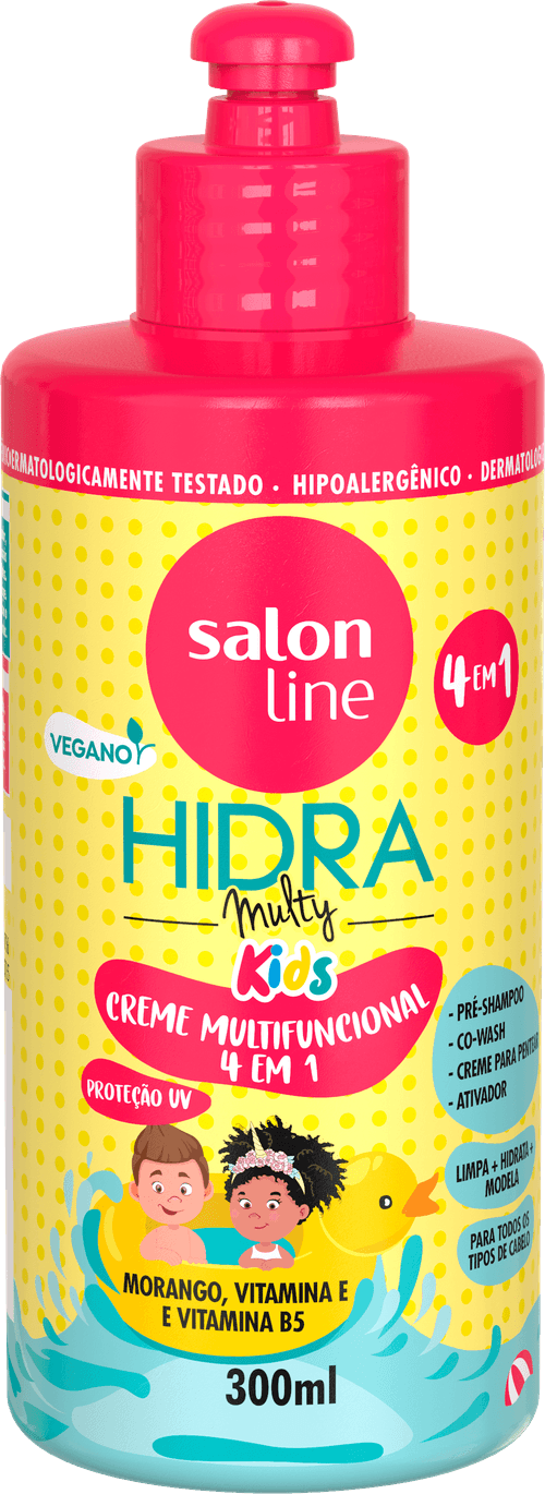 Creme Multifuncional Salon Line Hidra Multy Kids 4 em 1 300ml