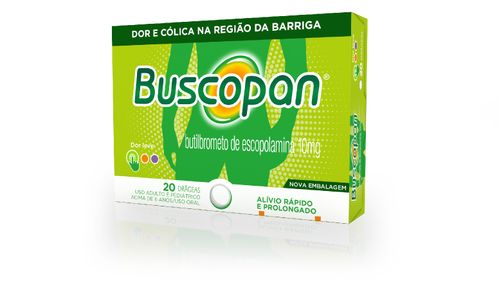 Buscopan com 20 Drágeas