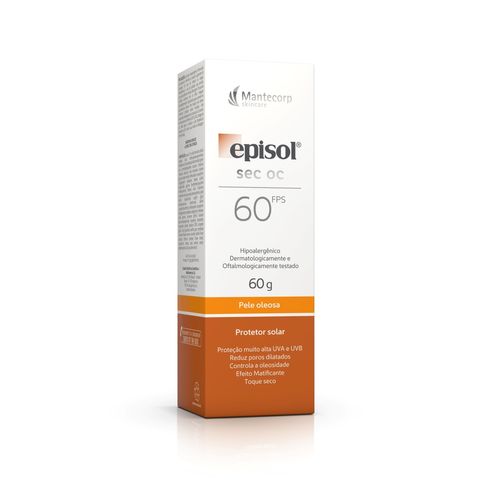 Protetor Solar Episol Sec OC Pele Oleosa FPS60 60g