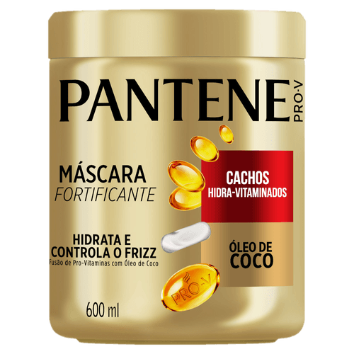 Máscara de Tratamento Pantene Cachos Hidra-Vitaminados 600ml