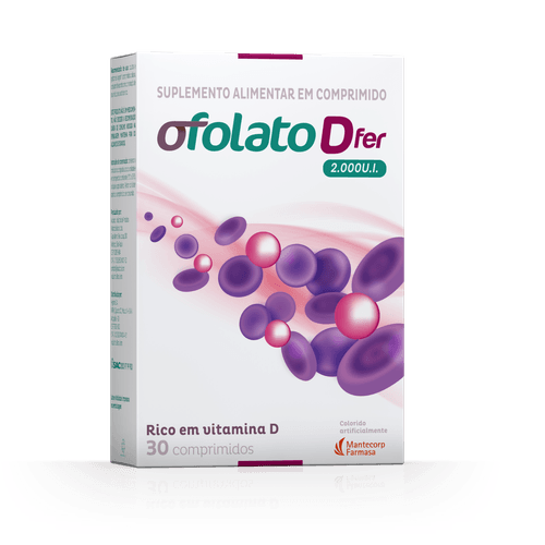 Ofolato Dfer 2.000ui com 30 Comprimidos