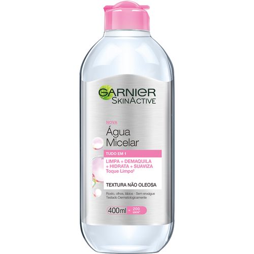 Água Micelar Garnier Skin Active Tudo em 1 400ml