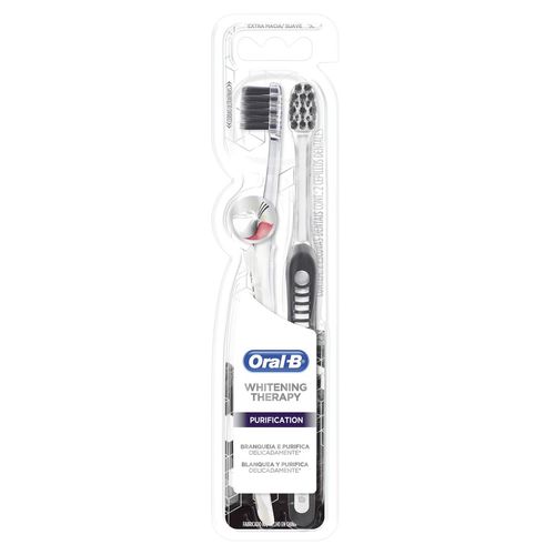 Escova Dental Oral-B Whitening Therapy Purification 2 com Unidades
