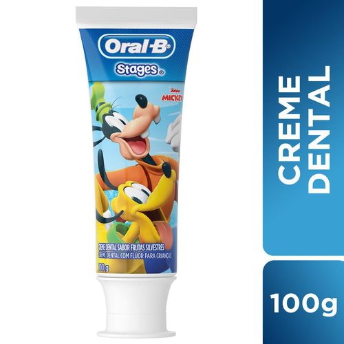 Creme Dental Infantil Oral-B Stages Personagens Disney 100g