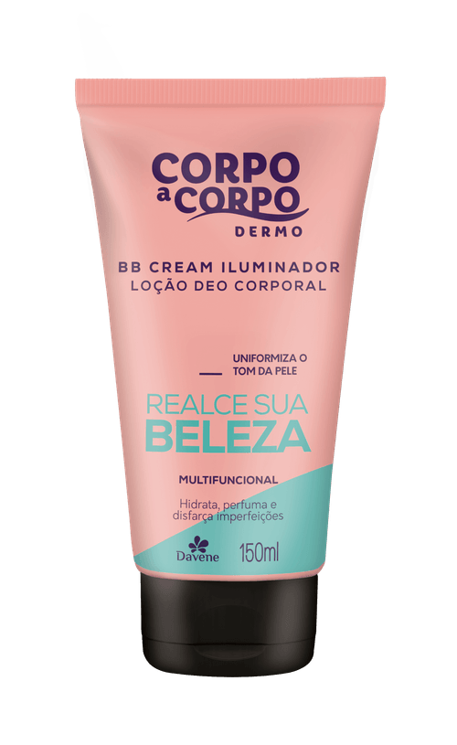 BB Cream Iluminador Davene Corpo a Corpo 150ml