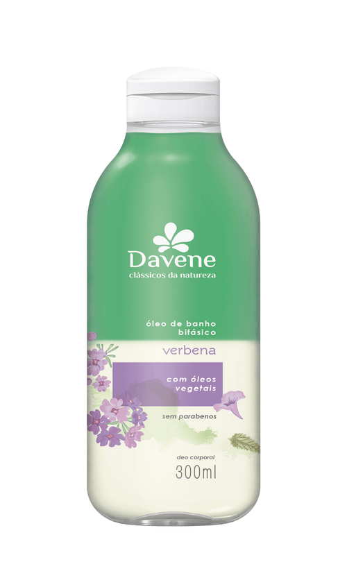 Óleo de Banho Bifásico Davene Clássicos da Natureza Verbena 300ml