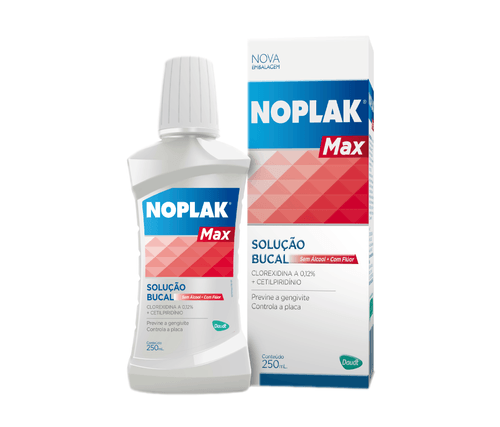 Solução Bucal Noplak Max Sem Álcool 250ml