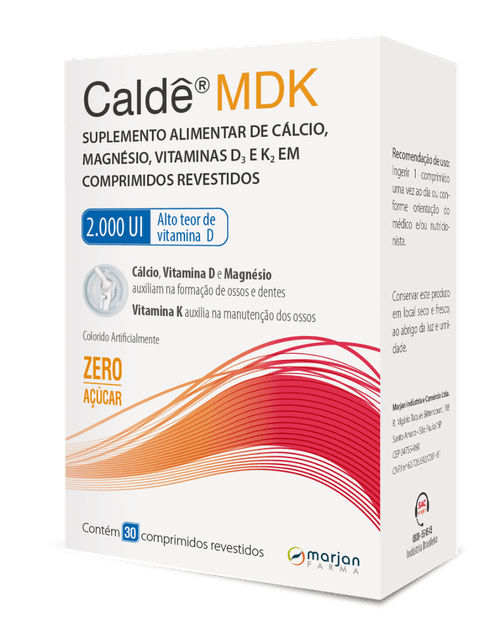 Caldê MDK 2.000 UI com 30 Comprimidos