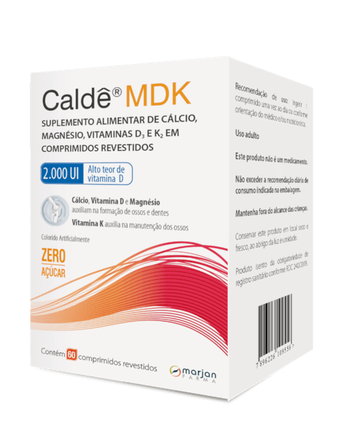 Caldê MDK 2.000 UI com 60 Comprimidos