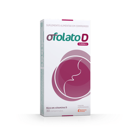 Ofolato D 1.000 UI com 30 Comprimidos