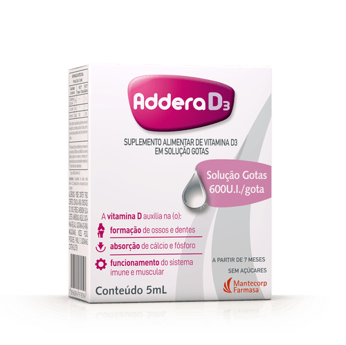 Addera D3 600 UI Gotas 5ml