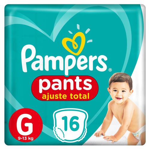 Fralda Pampers Pants Ajuste Total Pacotão G com 16 Unidades