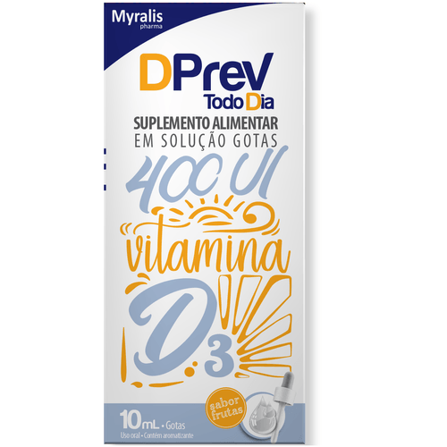 Dprev Todo Dia 400 UI Gotas 10ml