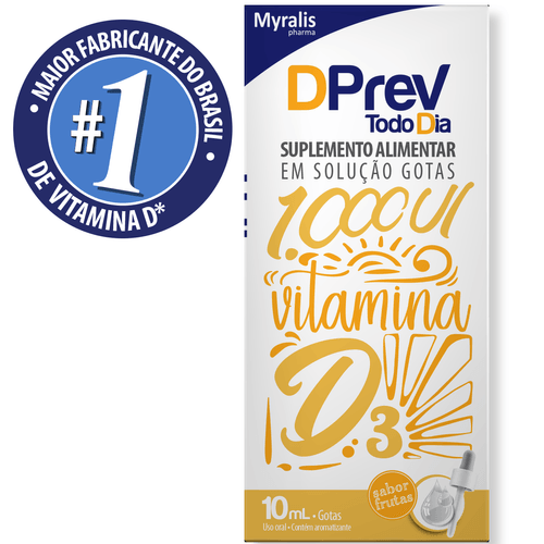 Dprev Todo Dia 1.000 UI Gotas 10ml