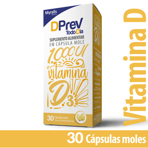 Dprev Todo Dia 1.000 UI com 30 Cápsulas