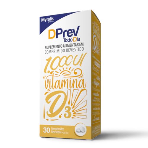 Dprev Todo Dia 1.000 UI com 30 Comprimidos