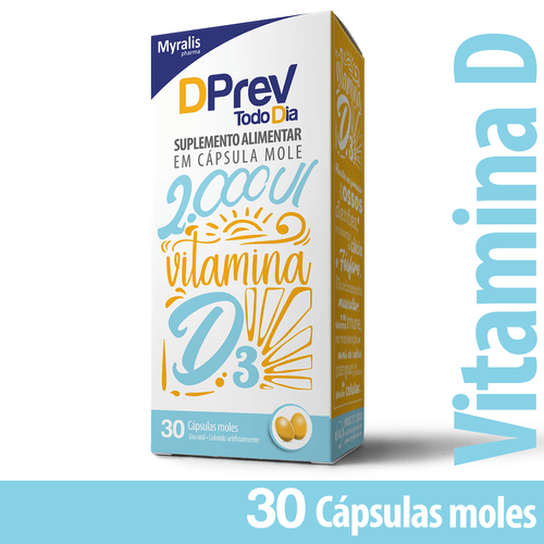 Dprev Todo Dia 2.000 UI com 30 Cápsulas