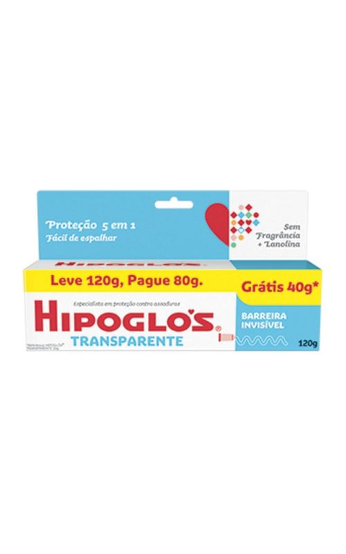 Creme para Assadura Hipoglós Transparente 120g