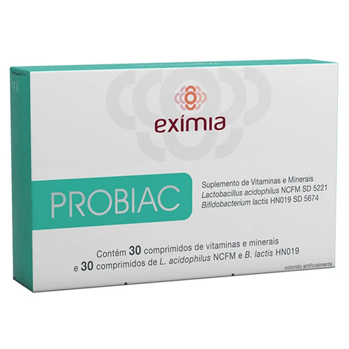 Exímia Probiac com 30 + 30 Comprimidos