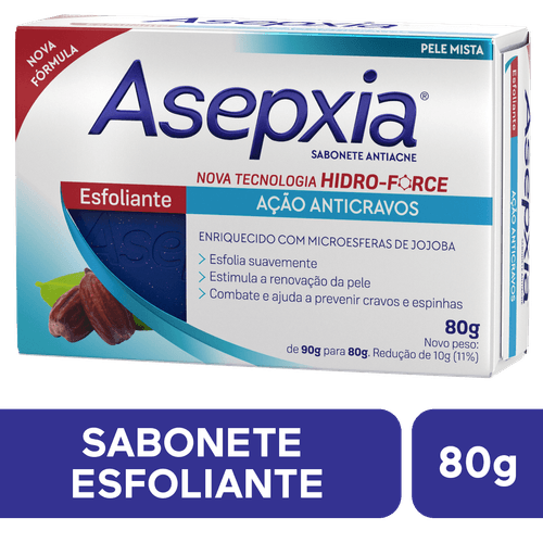 Sabonete Barra Asepxia Esfoliante 80g