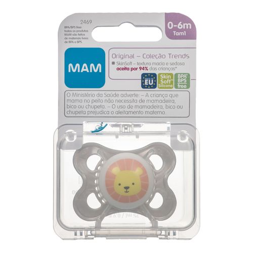 Chupeta MAM Original Coleção Trends Neutra 0-6 meses