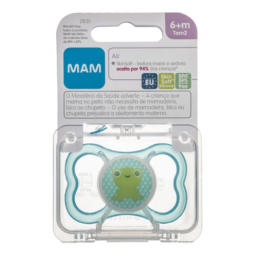 Chupeta MAM Air Silk Touch Boys +6 Meses