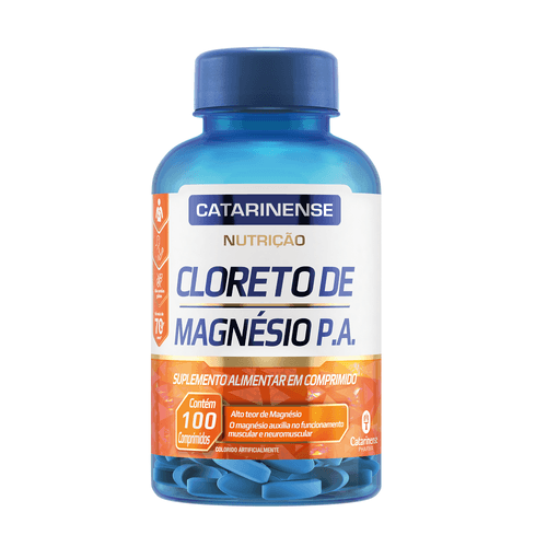 Cloreto de Magnésio P.A com 100 Cápsulas Catarinense