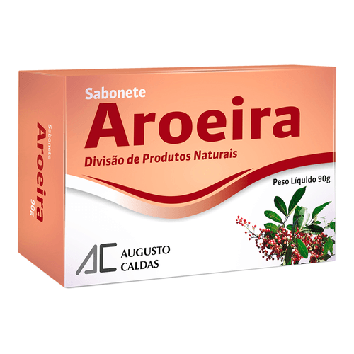 Sabonete Barra Augusto Caldas Própolis Aroeira 90g