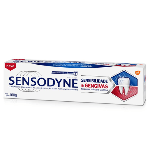 Creme Dental Sensodyne Sensibilidade & Gengivas 100g