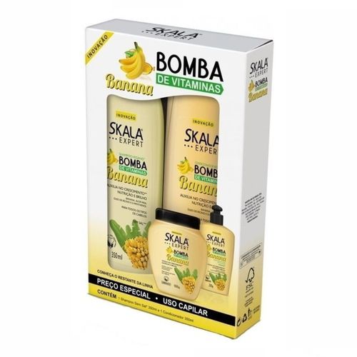 Kit Shampoo + Condicionador Skala Expert Banana 325ml
