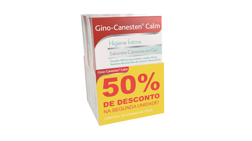 Kit Sabonete Íntimo em Gel Gino-Canesten Calm 100ml com 50% de Desconto na 2º Unidade