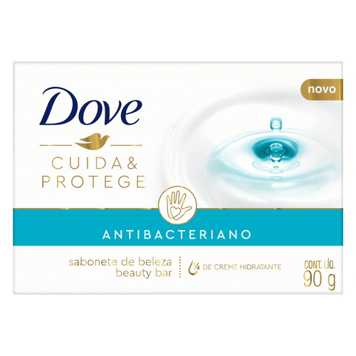 Sabonete Barra Dove Antibacteriano Cuida & Protege Antibacteriano 90g