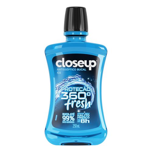 Antisséptico Bucal Closeup Proteção 360° Fresh Ice 250ml